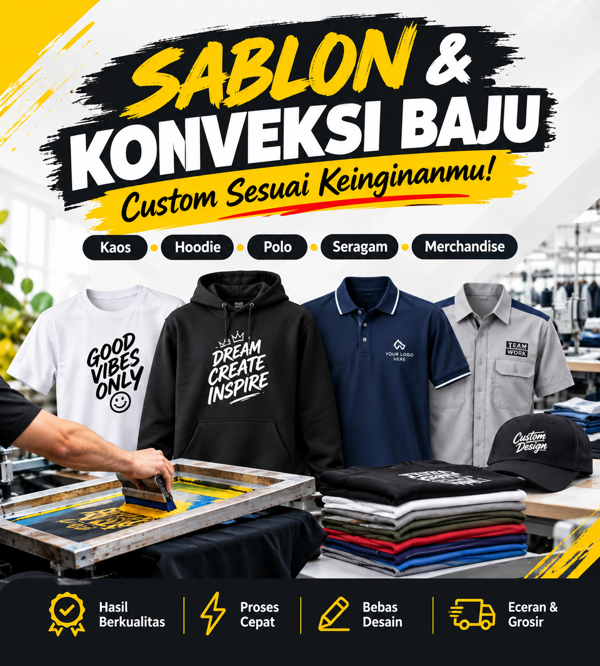 Konveksi Banner Apparel