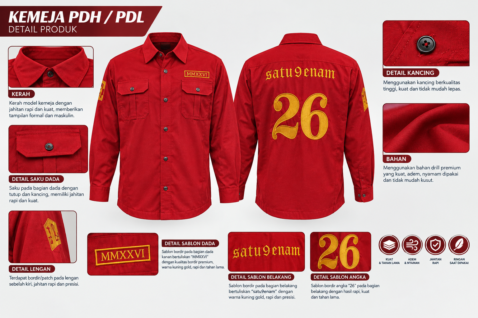 Kemeja PDH